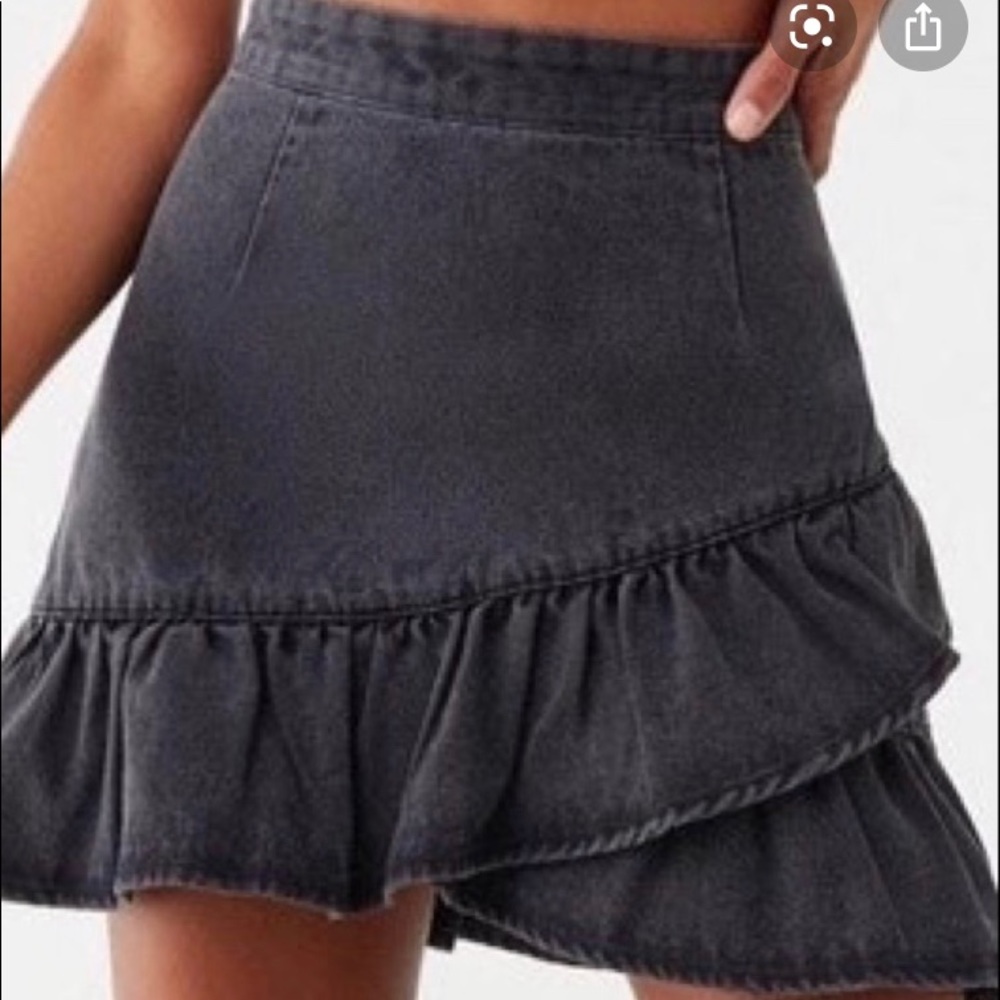 Forever 21 Black Denim Skirt